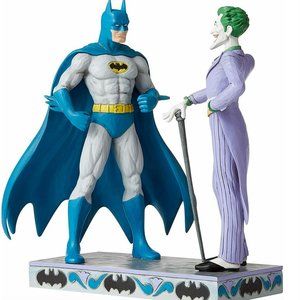 Jim Shore DC Comics Batman and Joker Figurine - NEW -